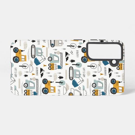 Laten we het voertuigpatroon verplaatsen samsung galaxy hoesje (Achterkant horizontaal)