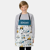 Laten we het voertuigpatroon verplaatsen schort (Gedragen)