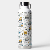 Laten we het voertuigpatroon verplaatsen waterfles (Voorkant)