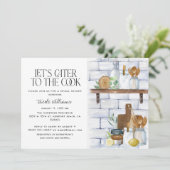 Laten we het Vrijgezellenfeest Cater naar Cook Wat Kaart (Staand voorkant)