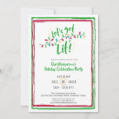 Laten we het vuurwerk aansteken | Kerstverlichting Kaart (Voorkant)