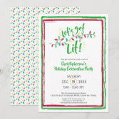 Laten we het vuurwerk aansteken | Kerstverlichting Kaart (Voorkant / Achterkant)