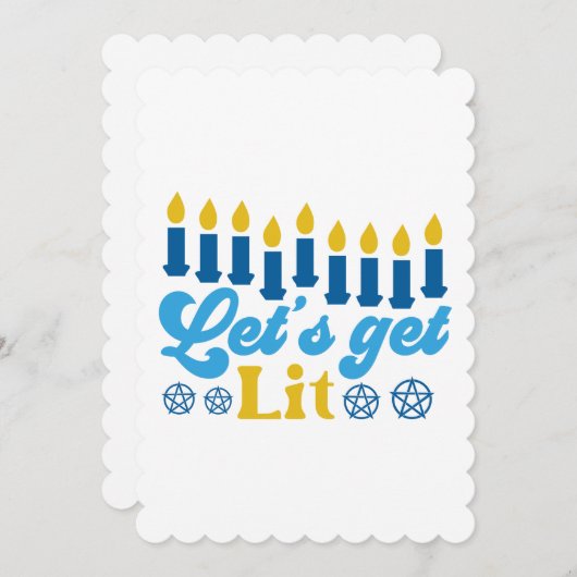 Laten we het vuurwerk laten zien! Platte wenskaart Kaart (Voorkant / Achterkant)