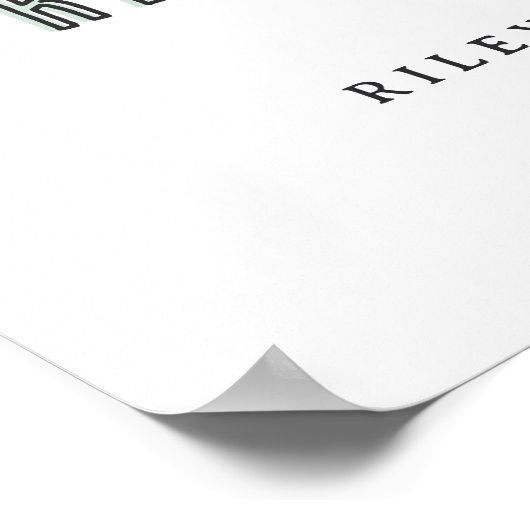 Laten we het welkomstbord van het Kitchen Vrijgeze Poster (Hoek)