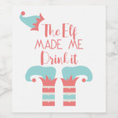 Laten we het wijnetiket laten staan wijn etiket (Enkel label)