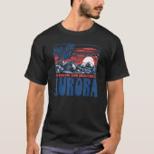 Laten we high worden in Aurora Hiking T-shirt (Voorkant)