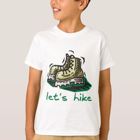 Laten we Hike Green T-shirt (Voorkant)