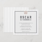 Laten we honkbal verjaardagsfeestje spelen kaart (Voorkant / Achterkant)