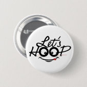 Laten we Hoop: Knopen Ronde Button 5,7 Cm (Voorkant /achterkant)