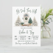 Laten we hun hallen dekken, vakantie Vrijgezellenf Kaart (Staand voorkant)