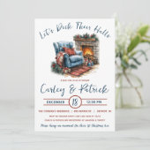 Laten we hun hallen dekken, vakantie Vrijgezellenf Kaart (Staand voorkant)