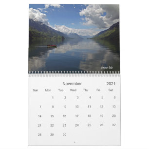 Laten we in 2021 rond Zwitserland reizen Kalender