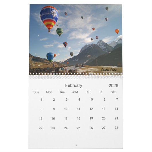 Laten we in 2021 rond Zwitserland reizen Kalender (Feb 2026)