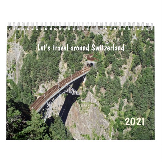 Laten we in 2021 rond Zwitserland reizen Kalender (Hoes)