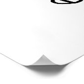 Laten we in bed zwart-wit slaapkamer afdrukken poster (Hoek)