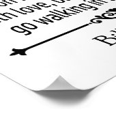 Laten we in de regen lopen poster (Hoek)