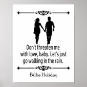 Laten we in de regen lopen poster (Voorkant)