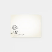 Laten we in het nieuwjaar rondlopen post-it® notes (Voorkant)