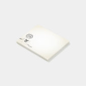 Laten we in het nieuwjaar rondlopen post-it® notes (Schuin)