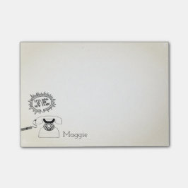 Laten we in het nieuwjaar rondlopen post-it® notes