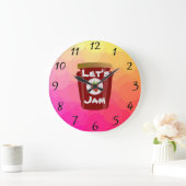 Laten we Jam Wall Clock Grote Klok (Huis)