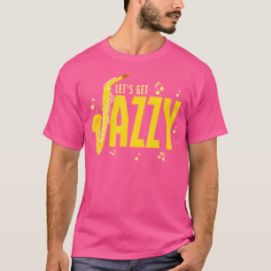 Laten we jazzy klassieke muziekinstrument Jazz Mu T-shirt