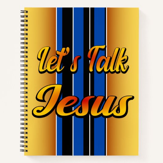 Laten we Jezus spreken Notitieboek (Voorkant)