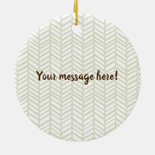 Laten we Jingle Deez Ceramic Ornament (Achterkant)