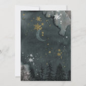 Laten we Jingle & Mingle Holiday Party Kaart (Achterkant)