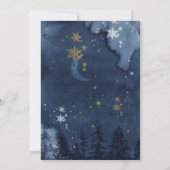 Laten we Jingle & Mingle Holiday Party Kaart (Achterkant)