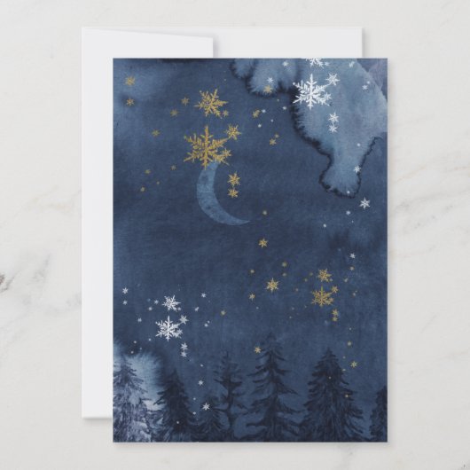 Laten we Jingle & Mingle Holiday Party Kaart (Achterkant)