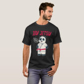 Laten we Jiu Jitsu Panda rollen T-shirt (Voorkant volledig)