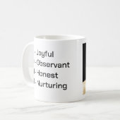 Laten we "John" letter voor letter verkennen - Mok (Voorkant links)