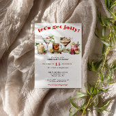Laten we Jolly halen | Kerstmis Cocktails Party in Kaart