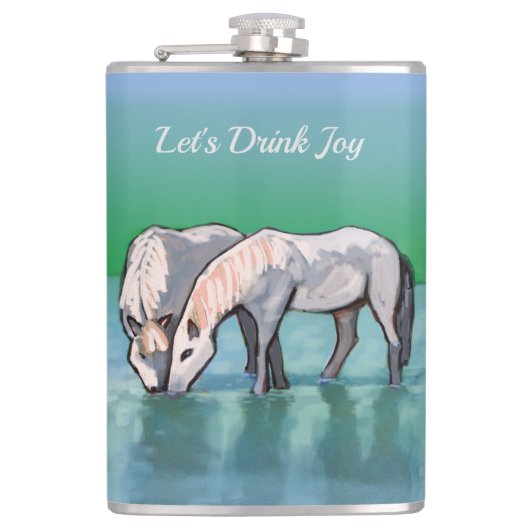 Laten we Joy Drinken Heupfles (Voorkant)