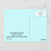 Laten we kaart met gedicht gaan Gevist (Achterkant)