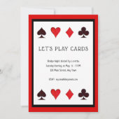 Laten we kaarten afspelen, een uitnodiging van de (Voorkant)