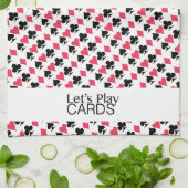 Laten we Kaarten keukenhanddoek afspelen (Gevouwen)