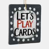Laten we Kaarten Ornament spelen (Rechts)
