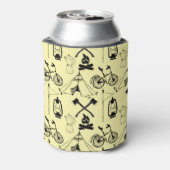 Laten we kamperen. blikjeskoeler (Blikje Achterkant)