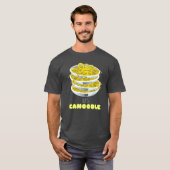 Laten we kanoodle -Cute Noodle Pun T-shirt (Voorkant volledig)