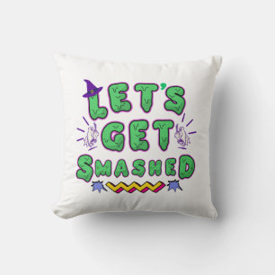 Laten we kapot gaan met Halloween Party Design Kussen