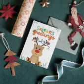 Laten we kerst Kaart eten