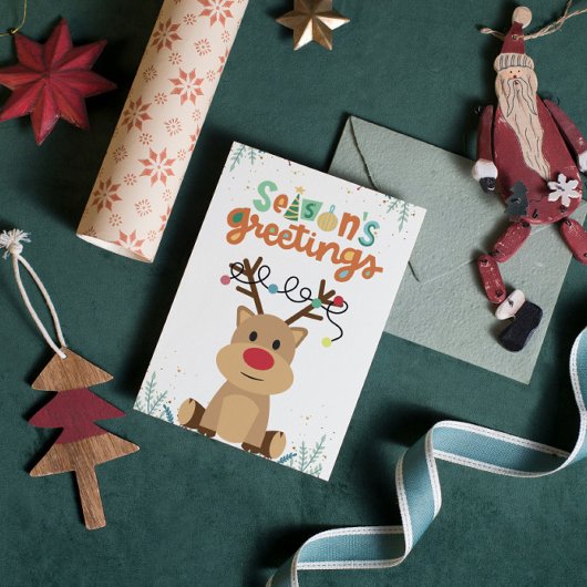 Laten we kerst Kaart eten