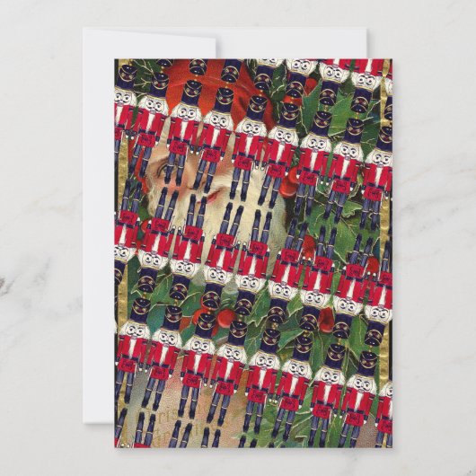 Laten we kerst notenkraker uitnodiging kraken (Achterkant)