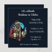 Laten we kerst vieren in oktober Uitnodiging (Voorkant / Achterkant)