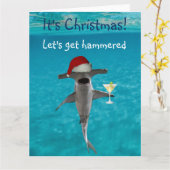 Laten we Kersthaai Hammeren Kaart (Gele Bloem)