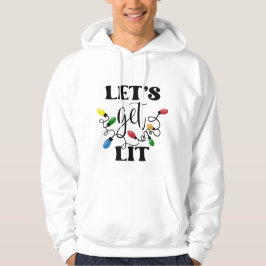 Laten we Kerstmis oplichten Hoodie