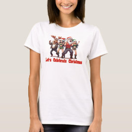 Laten we Kerstmis vieren T-shirt