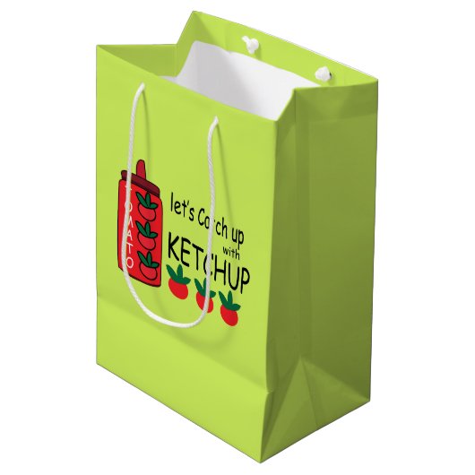 Laten we ketchup inhalen medium cadeauzakje (Voorkant Gekanteld)